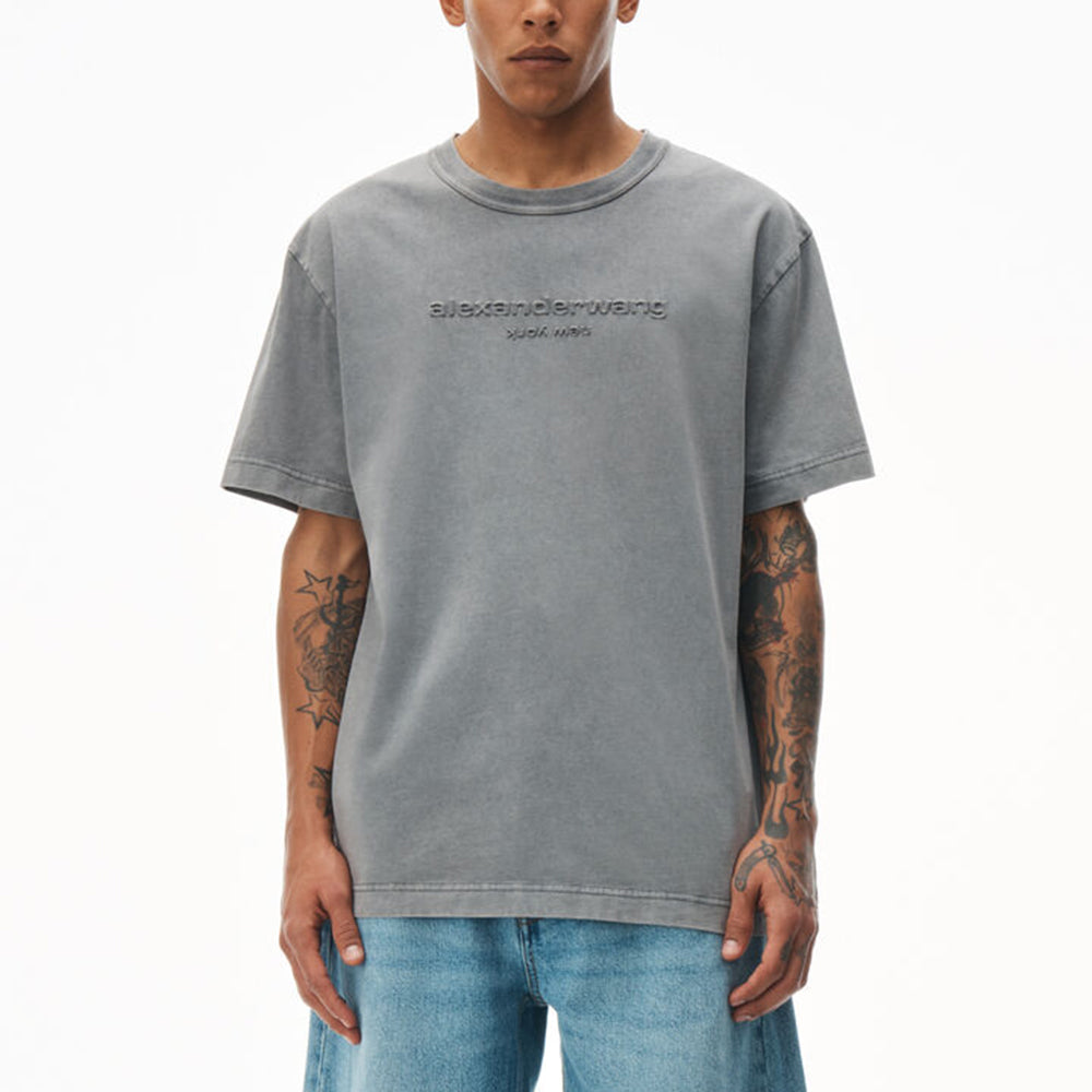 Embossed Logo Bi-Color Acid Tee