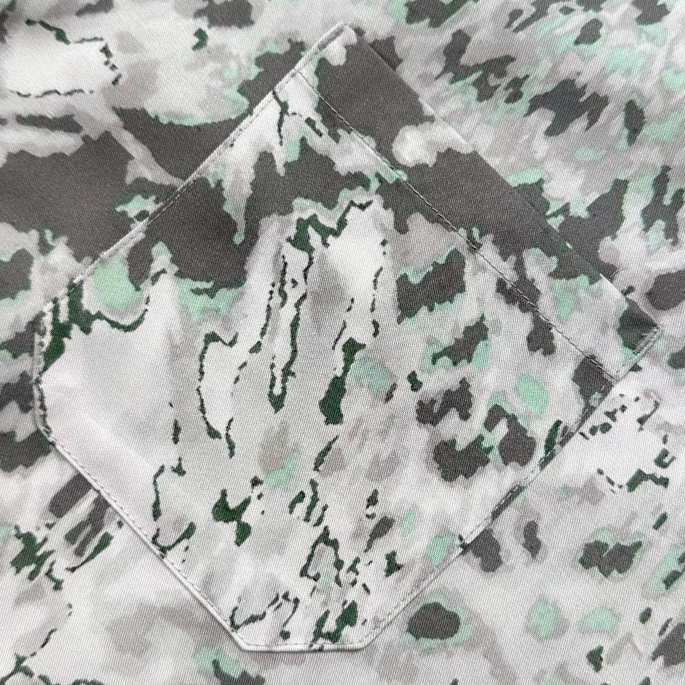 Ocean Leopard Camp Collar Buttondown