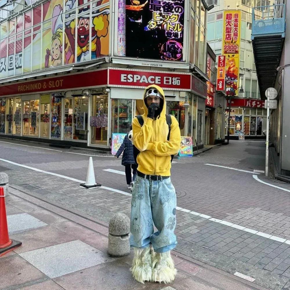 トップス XWORE DARTED ZIP HOODIE XWORE NYC(ウォー) 商品ページ - Darted Zip Up Hoodie - Yellow