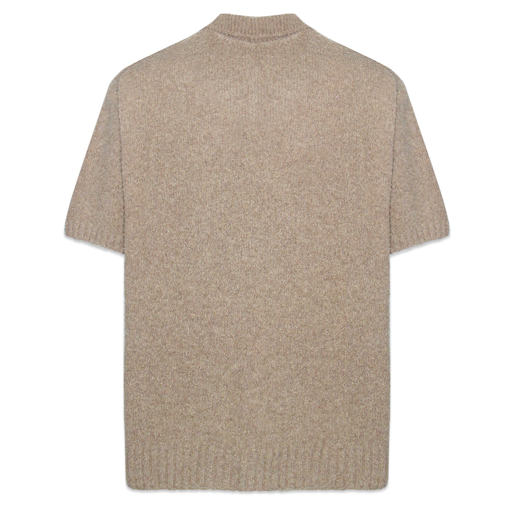 Boucle Textured Knit Polo