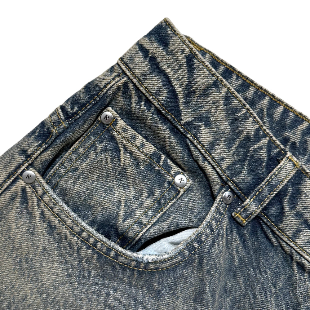 R3D Double Destroyer Baggy Denim