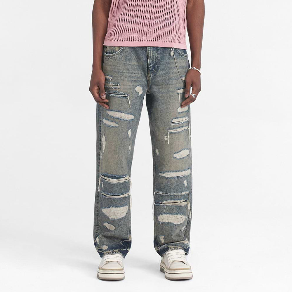R3D Double Destroyer Baggy Denim
