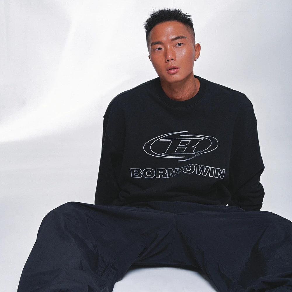 Borntowin Line Logo Sweatshirt