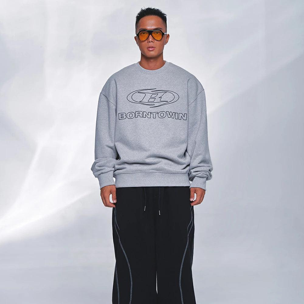 Borntowin Line Logo Sweatshirt