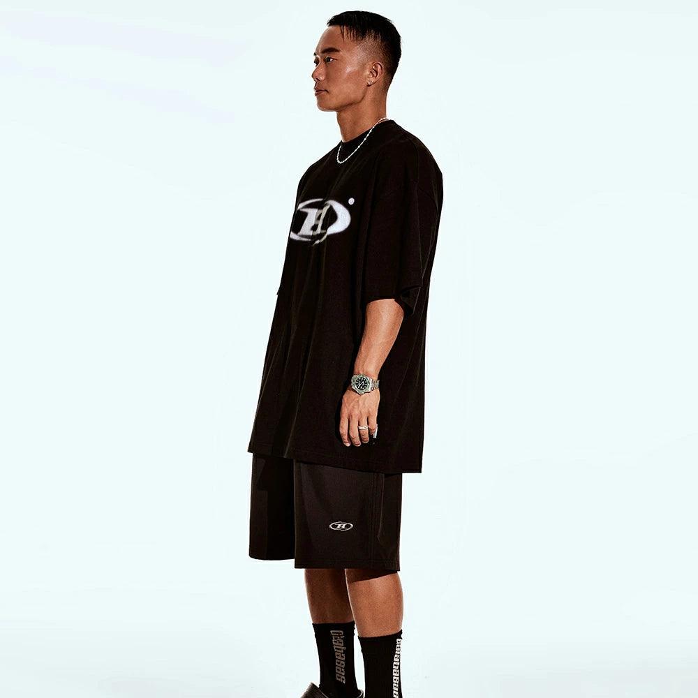 Blur B Logo Oversized T-Shirt