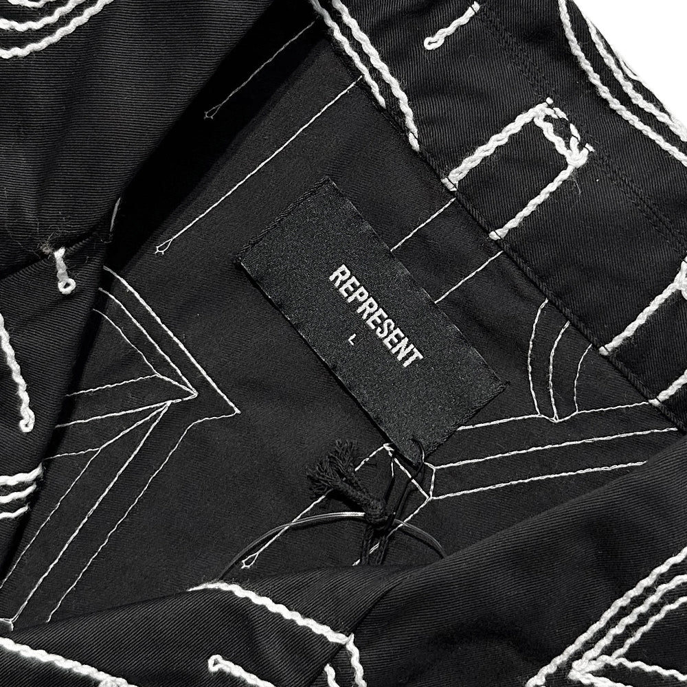 Embroidered Initial Overshirt