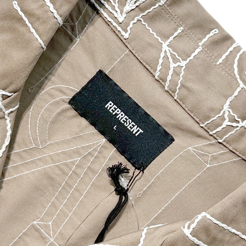 Embroidered Initial Overshirt