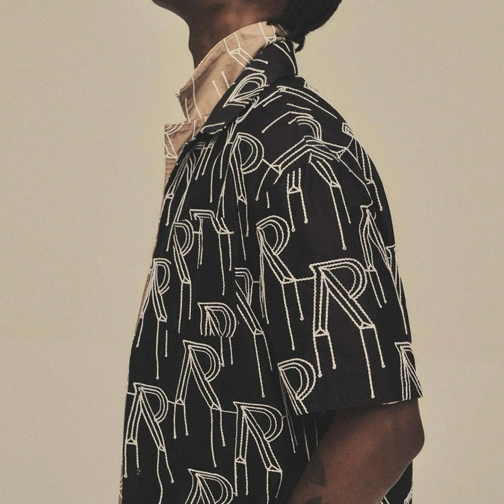 Embroidered Initial Overshirt