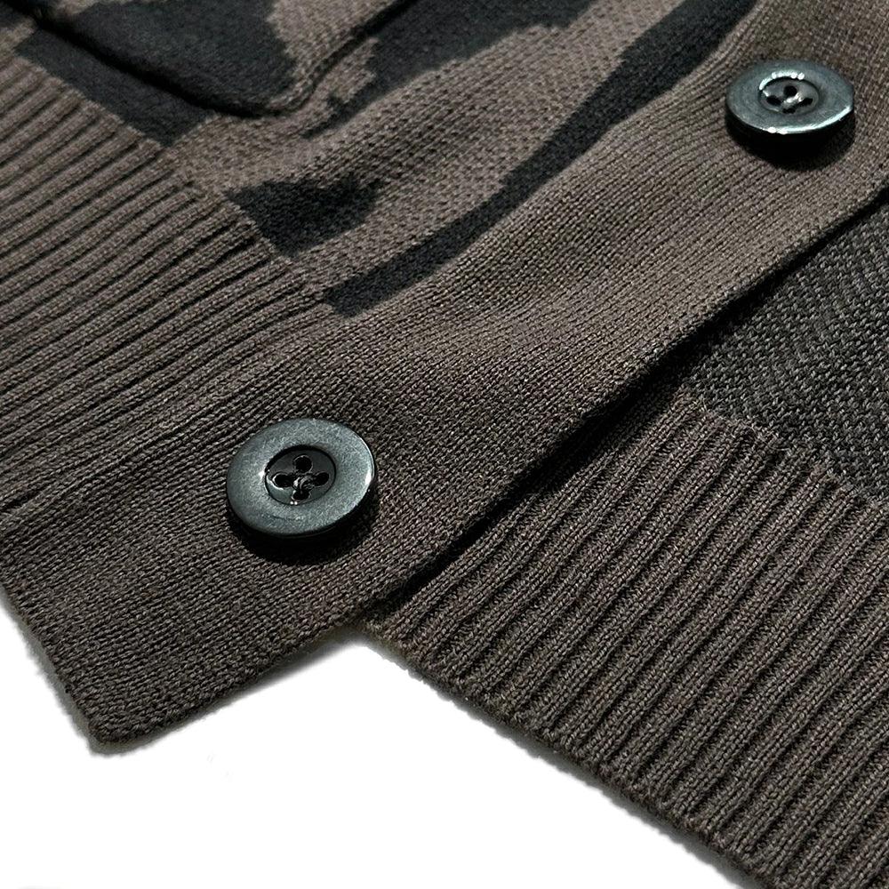 Pantera Jacquard Knit Cardigan