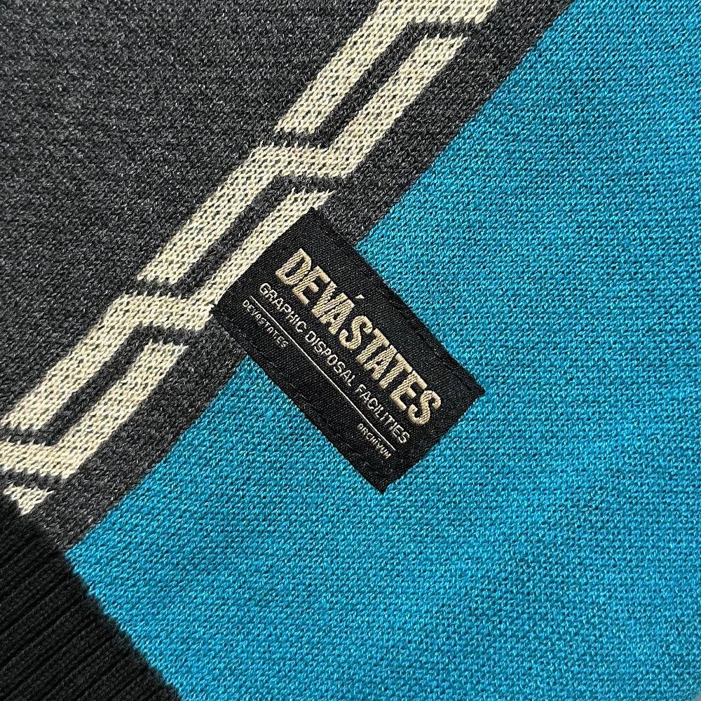 Chain Jacquard Knit Polo Shirt