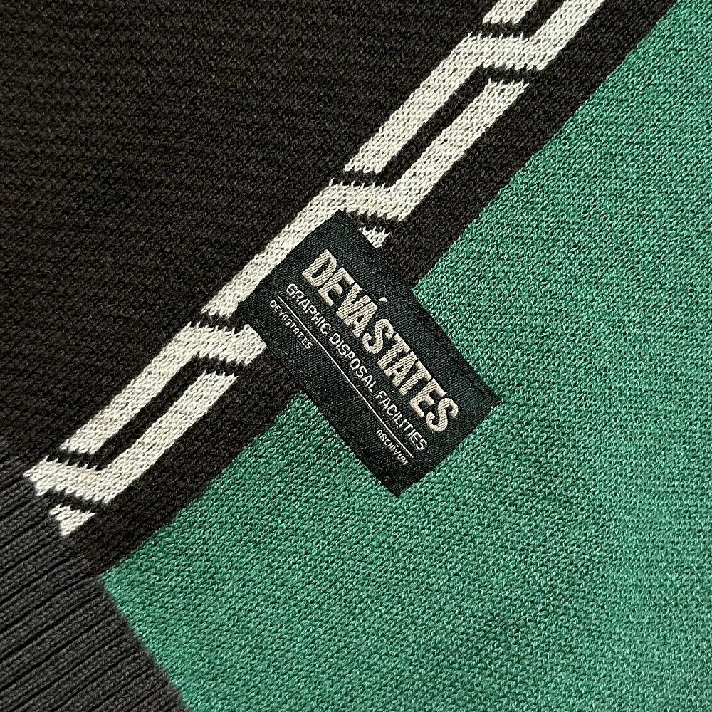 Chain Jacquard Knit Polo Shirt
