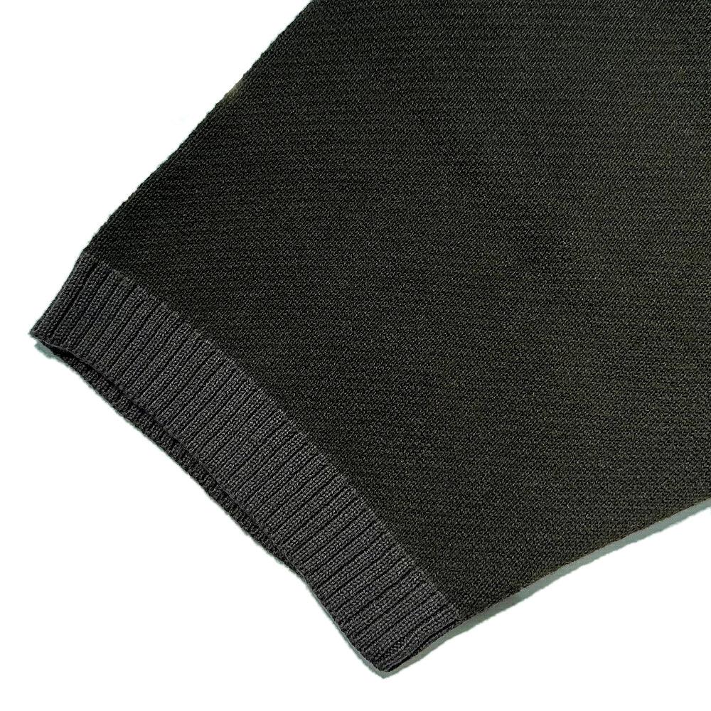Chain Jacquard Knit Polo Shirt