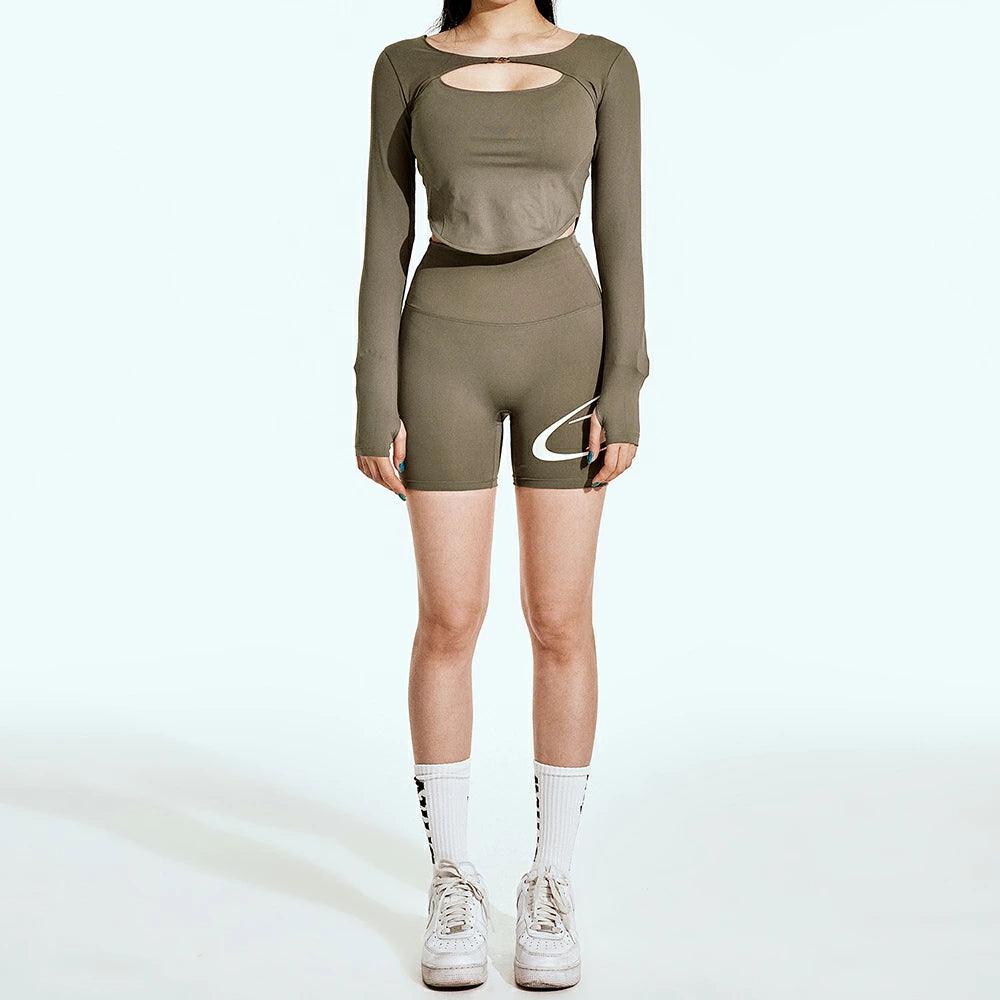 B logo 3.5 Biker Shorts