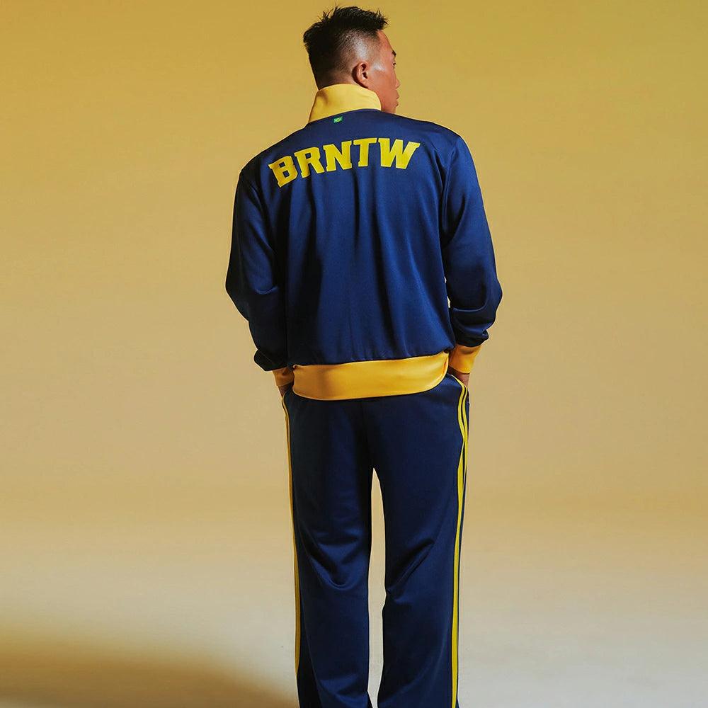 Track Line Zip Up Jeresy Jacket