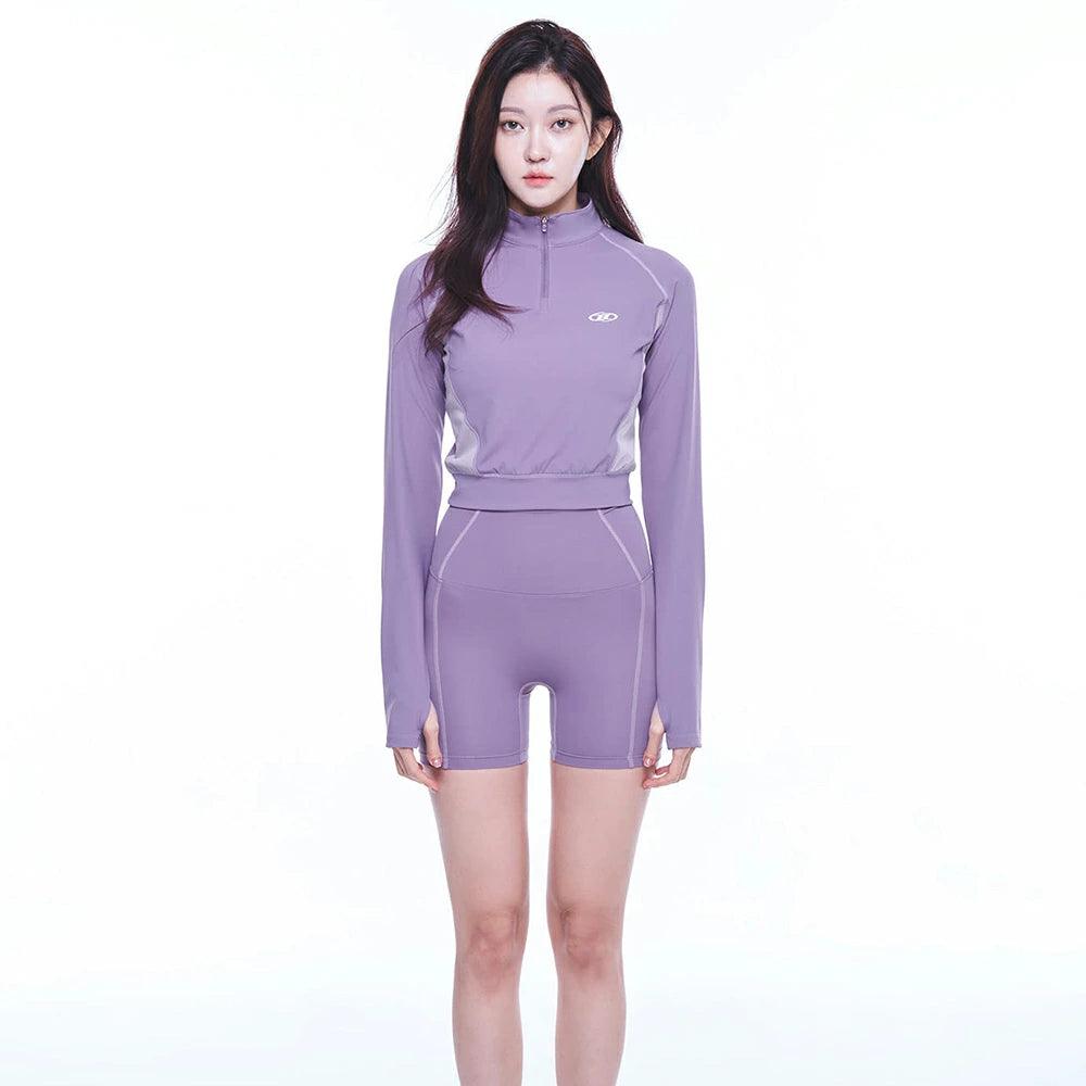 WM B Logo Mesh Half Zip Up