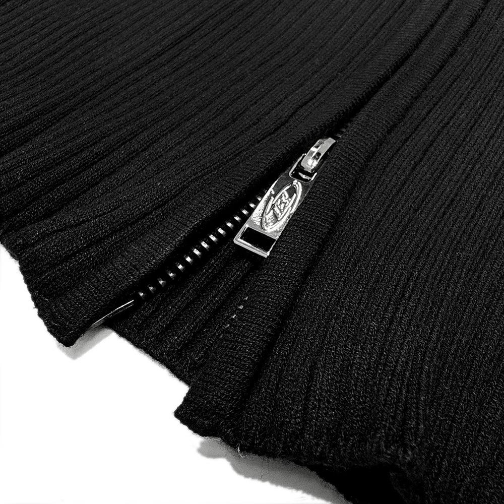 Muscle Fit Full Zip-Up Knit