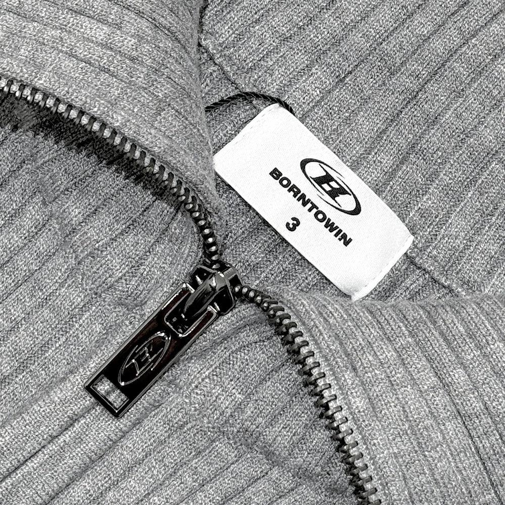 Muscle Fit Full-Zip Knit
