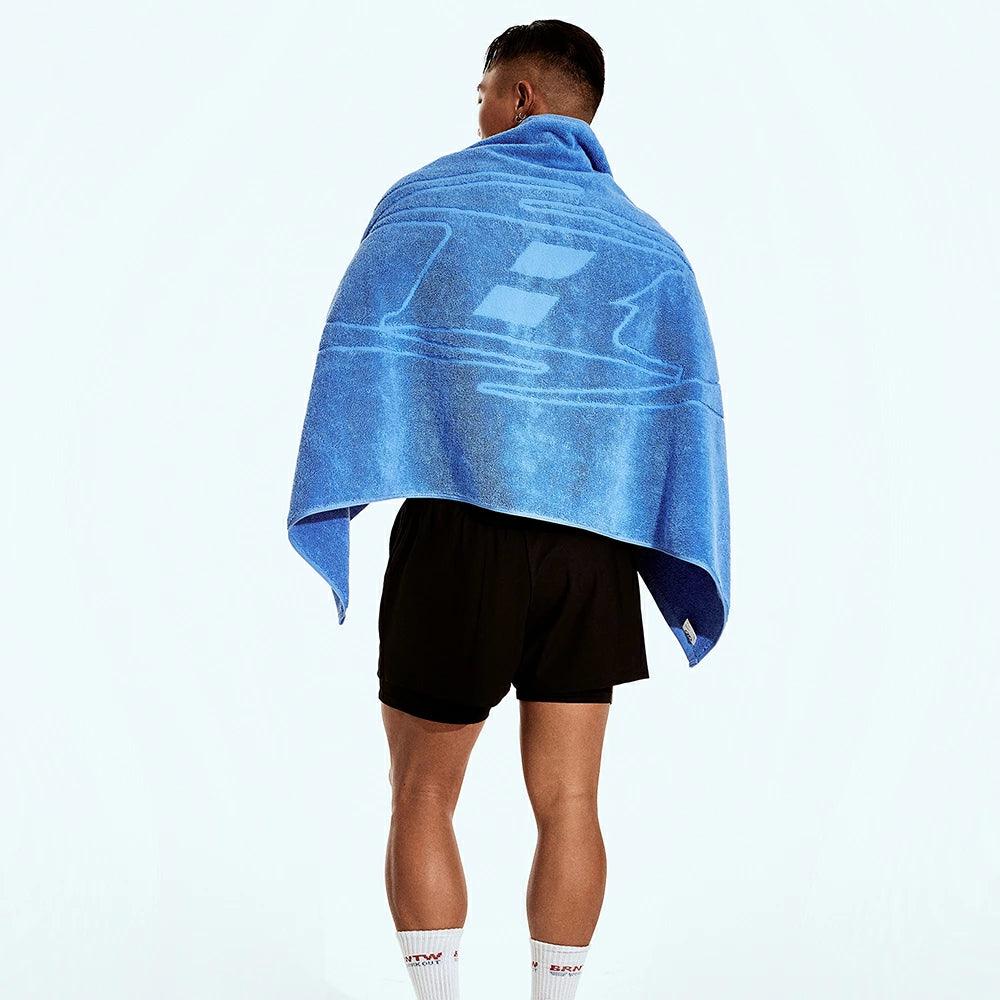 B Logo Bath Towel
