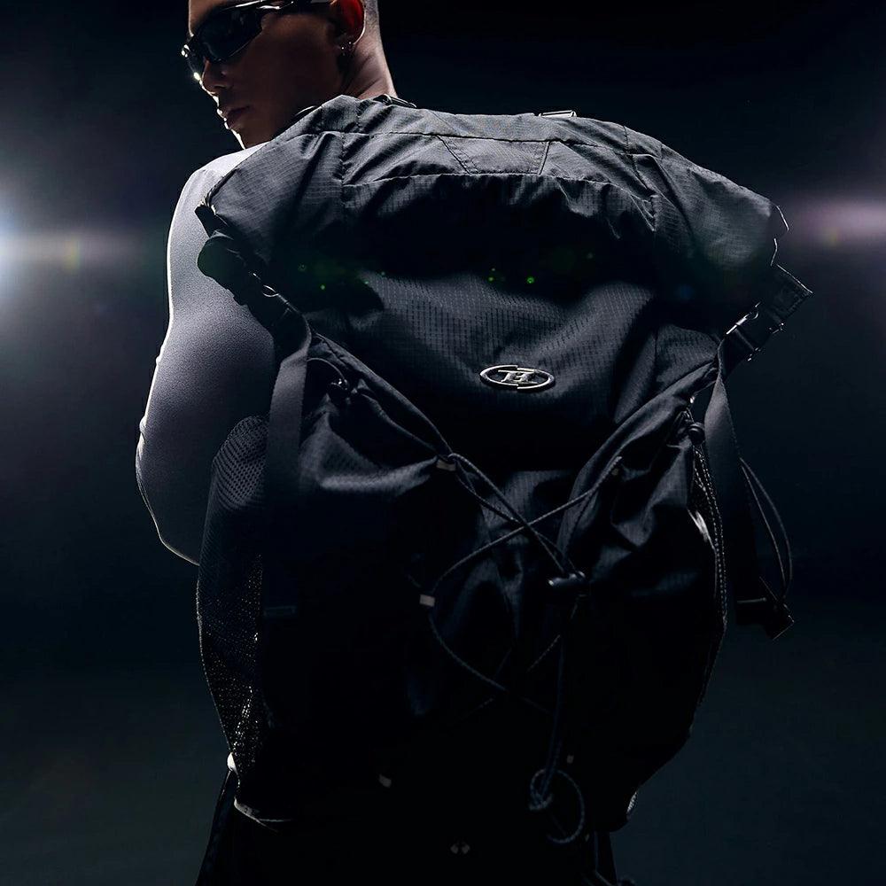 Chrome Reflective String Rolling Bag