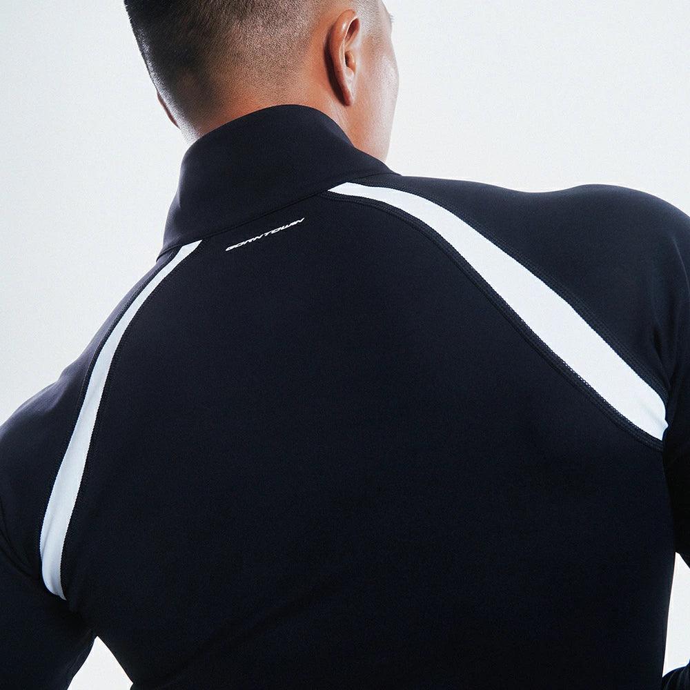 BRN Muscle Fit Half-Zip Long-Sleeve