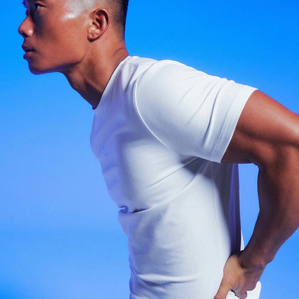 Silver B Logo Muscle Fit T-Shirt