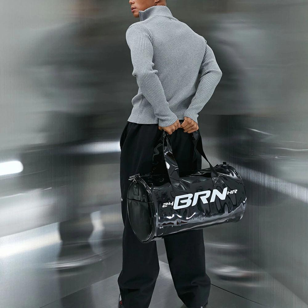 BRN B Logo Enamel Duffle Bag