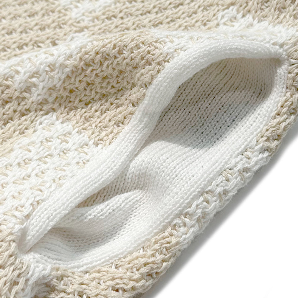 Checkered Crochet Shorts