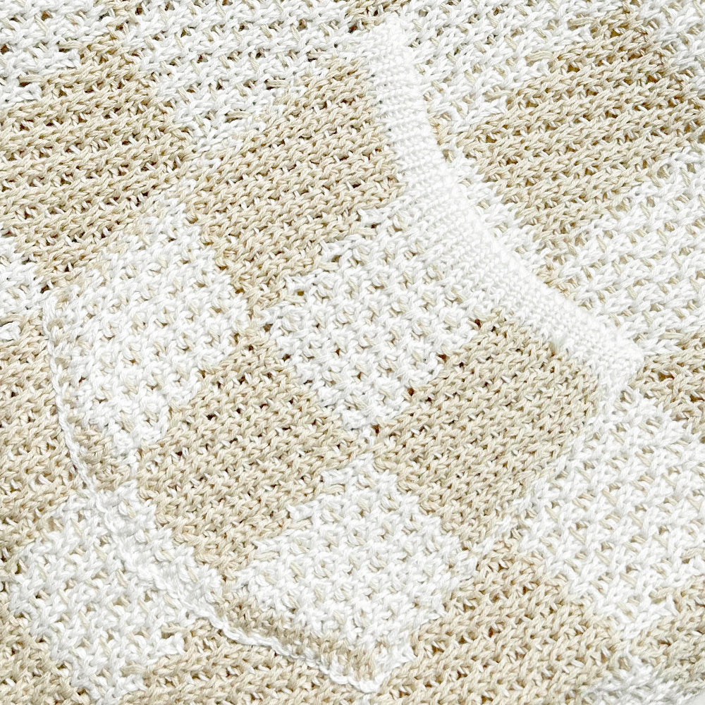 Checkered Crochet Shorts