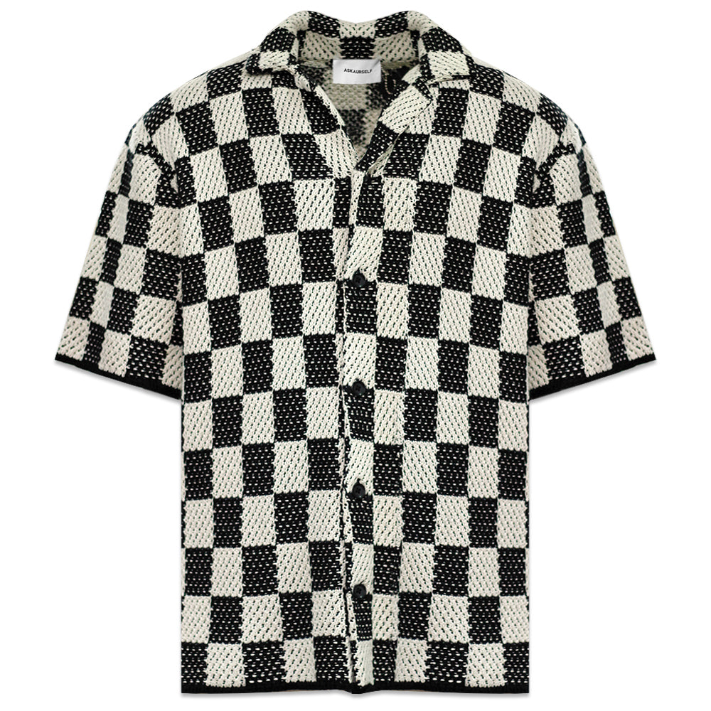 Checkered Crochet Shirt
