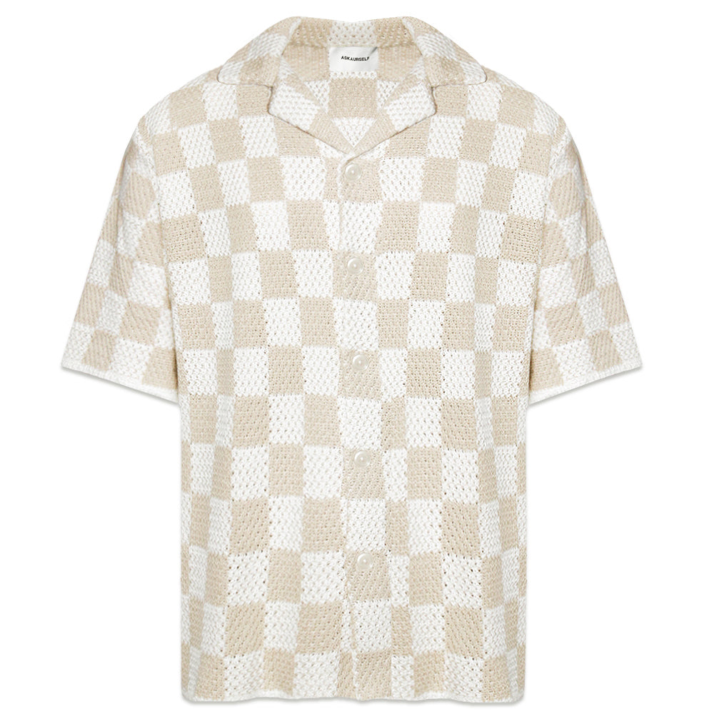 Checkered Crochet Shirt