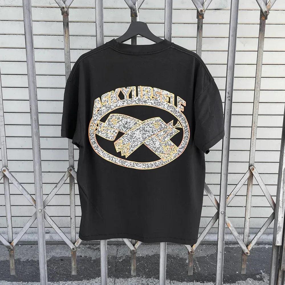 ASKYURSELF Tシャツ　Lサイズ ASKYURSELF (アスクユアセルフ)商品ページ - No Limit Tee - Washed