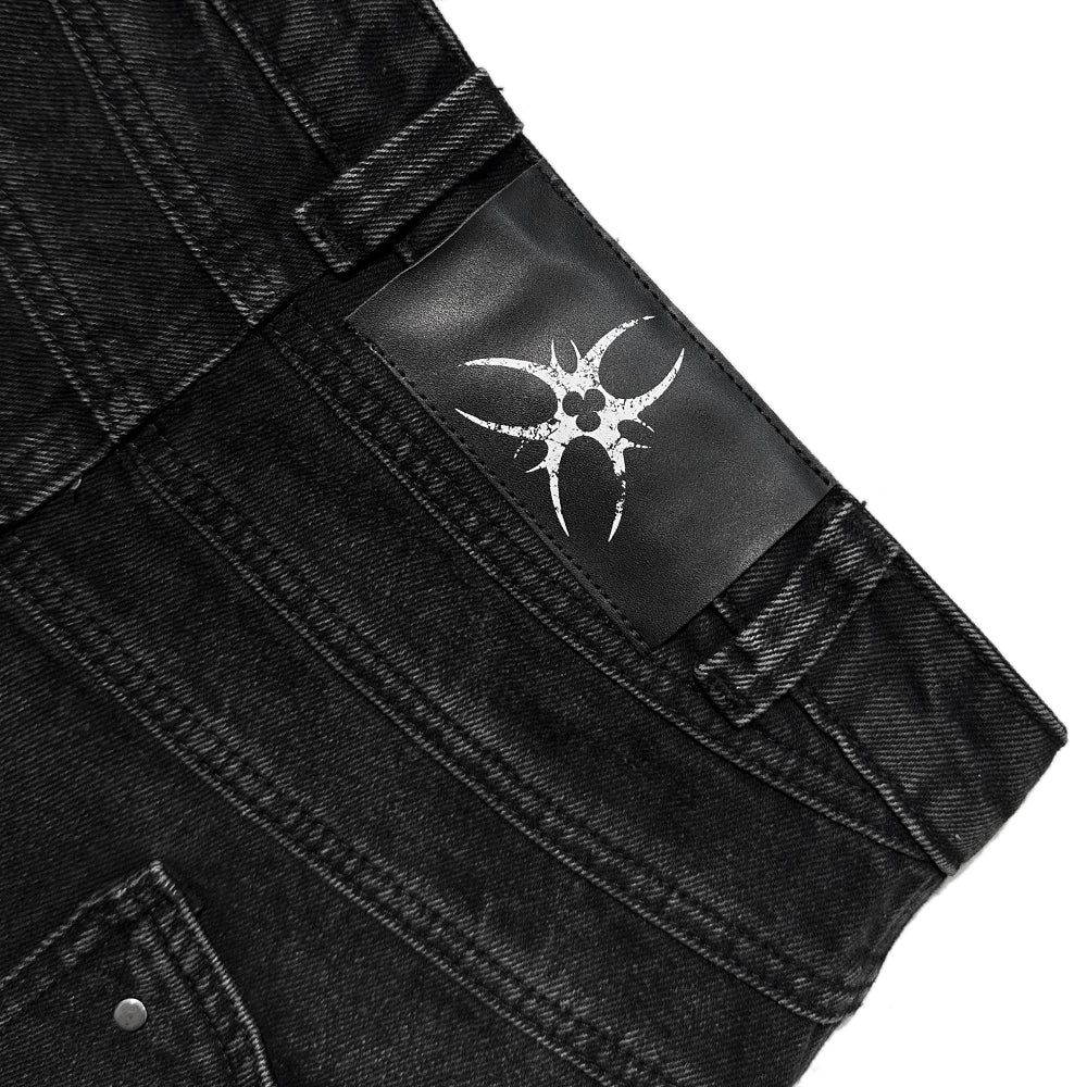 Four Knight Baggy Flare Jeans