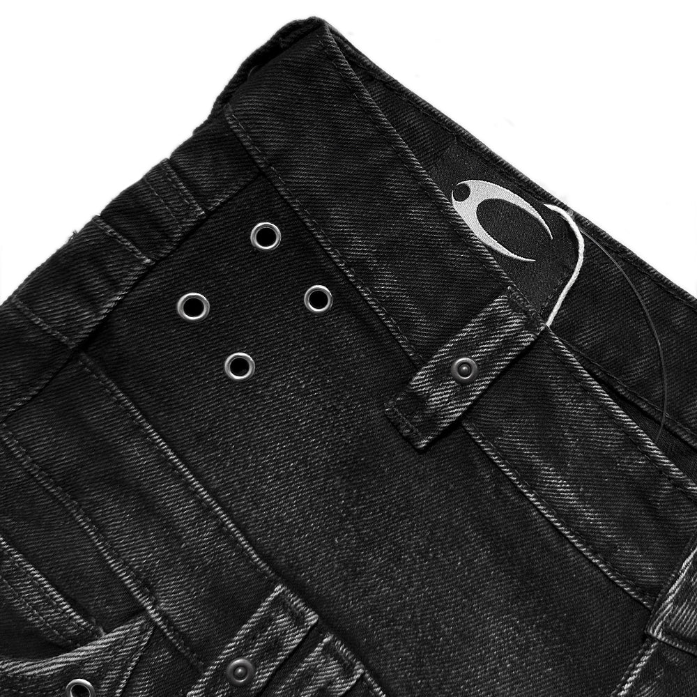 00 Knight Club Baggy Flare Jeans