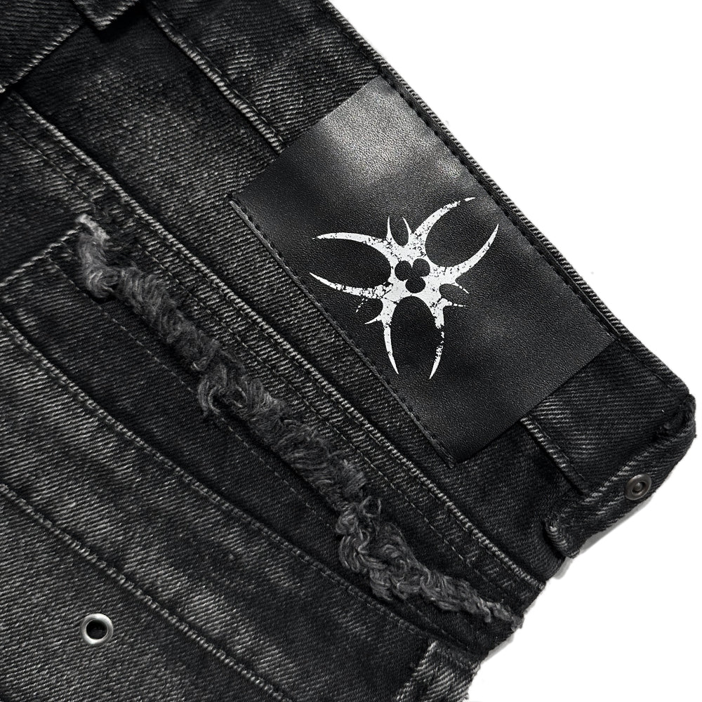 00 Knight Club Baggy Flare Jeans