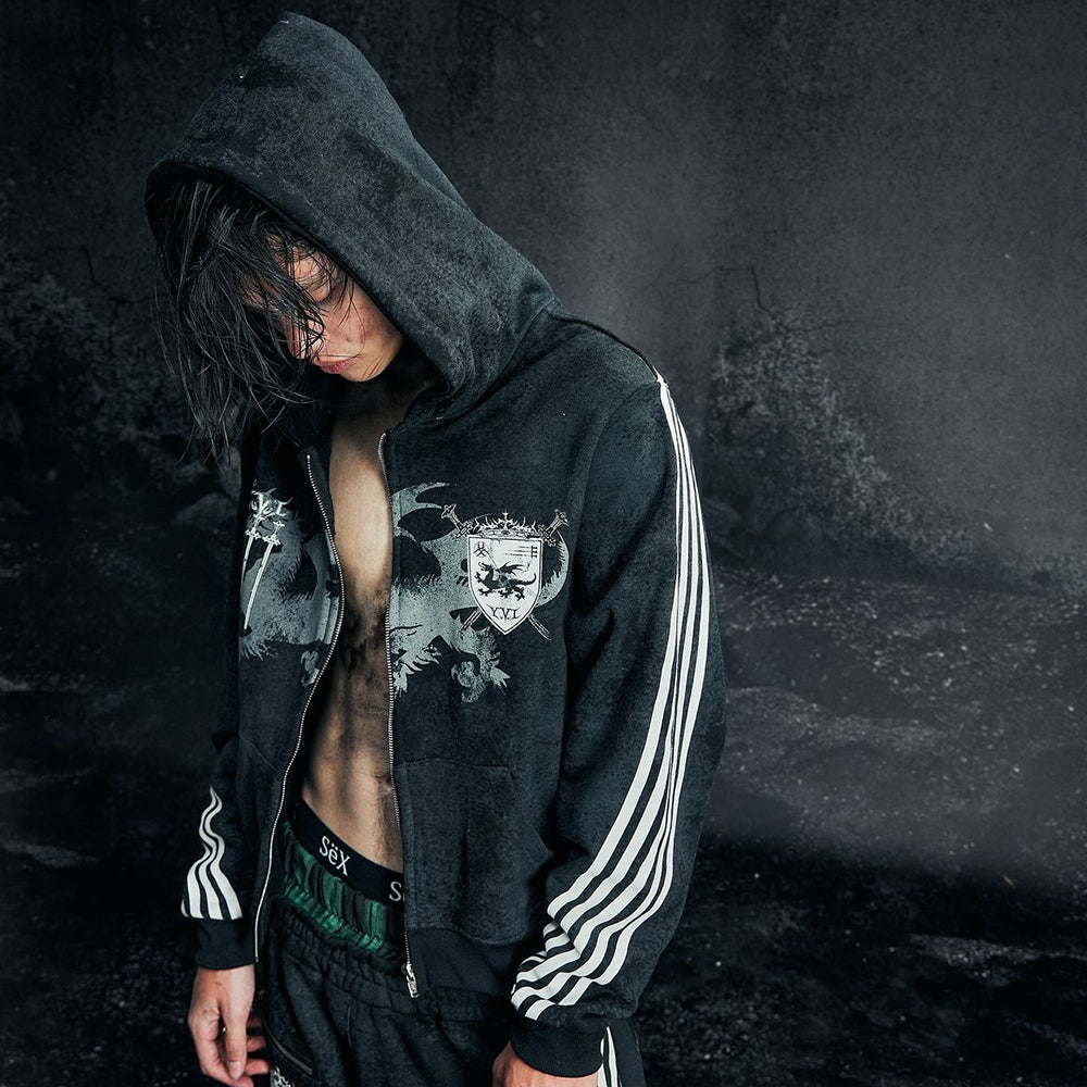 Royal Knight Club Waxed Hoodie