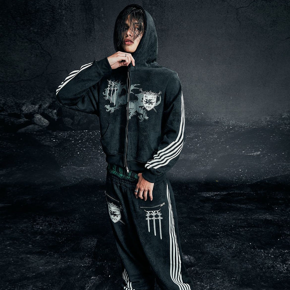 Royal Knight Club Waxed Hoodie