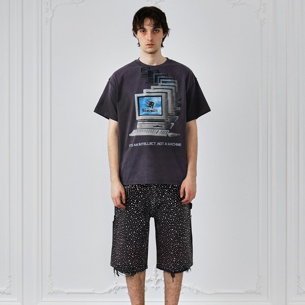 Windows 24 Distressed Vintage Tee