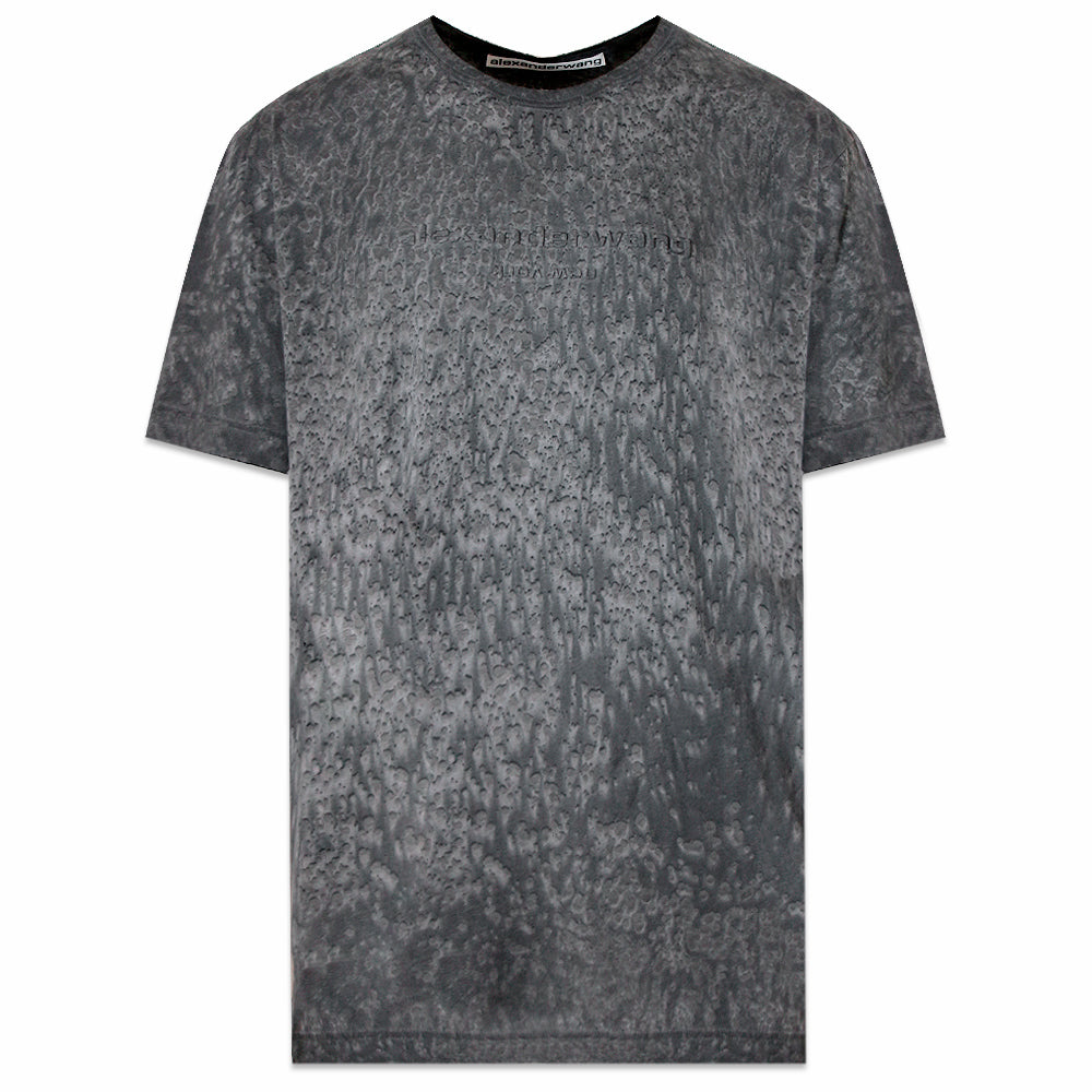 Embossed Logo Splatter Wash Tee