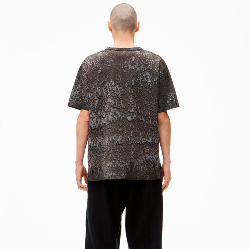 Embossed Logo Splatter Wash Tee