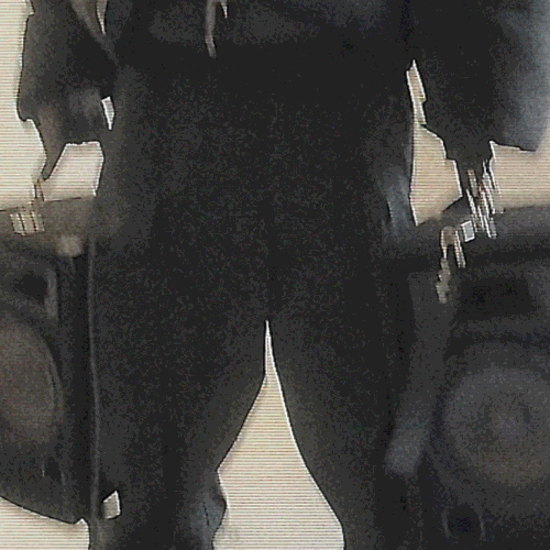 Dusty Rubber Mega Cargo Pants