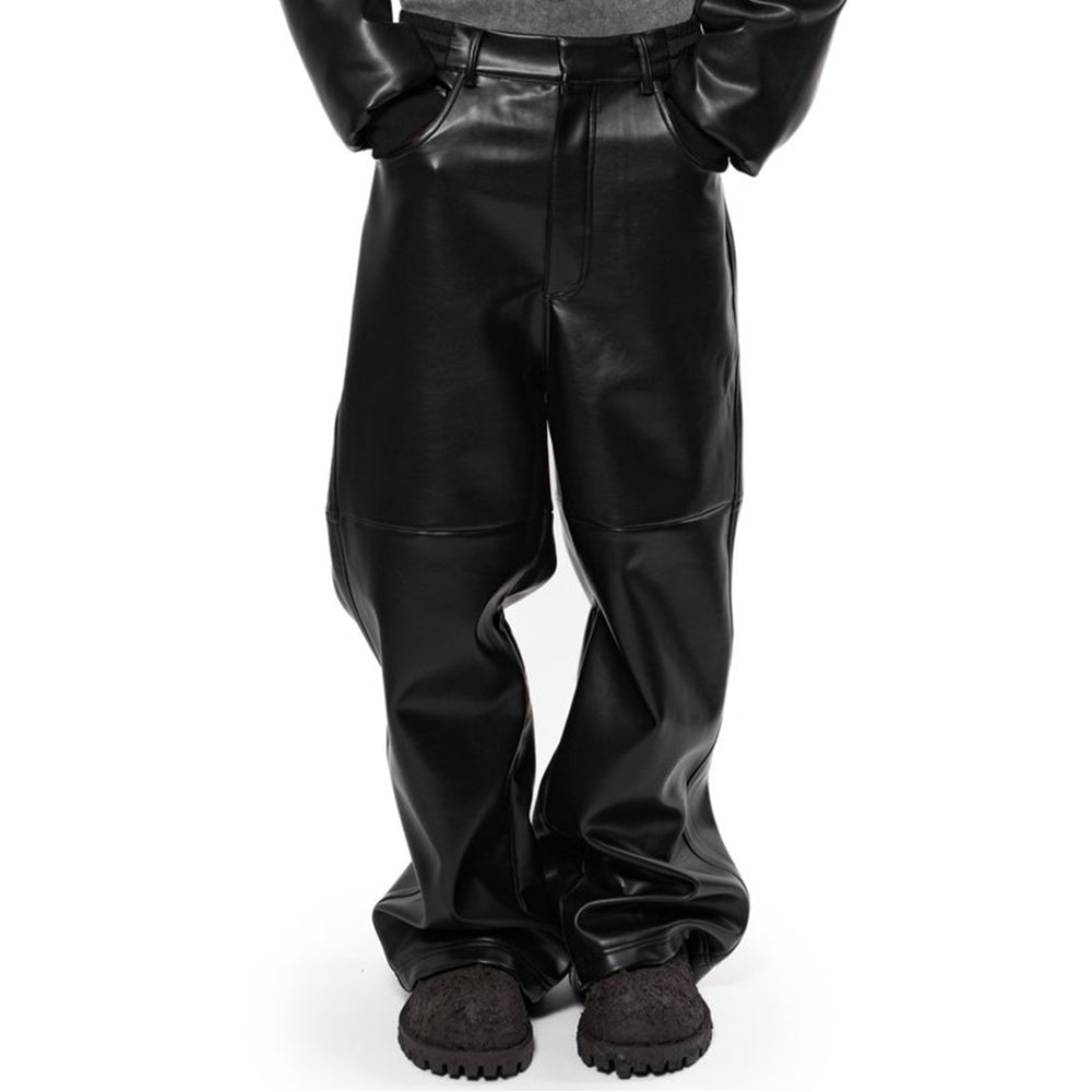 Leather Baggy Pants
