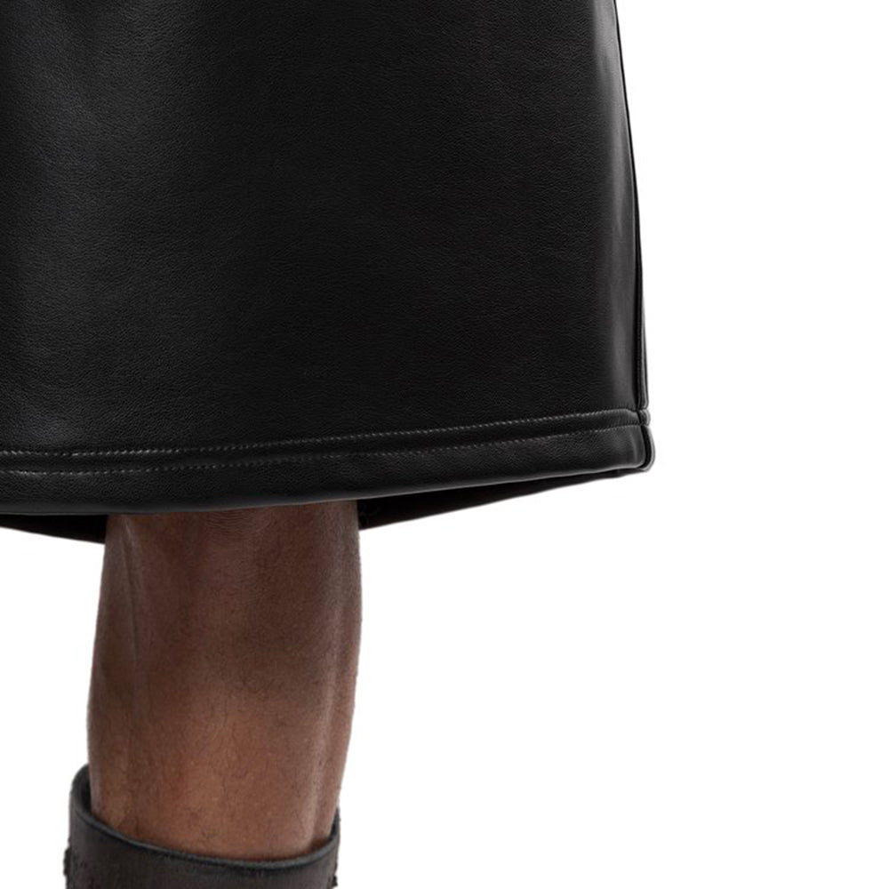 Leather Baggy Shorts