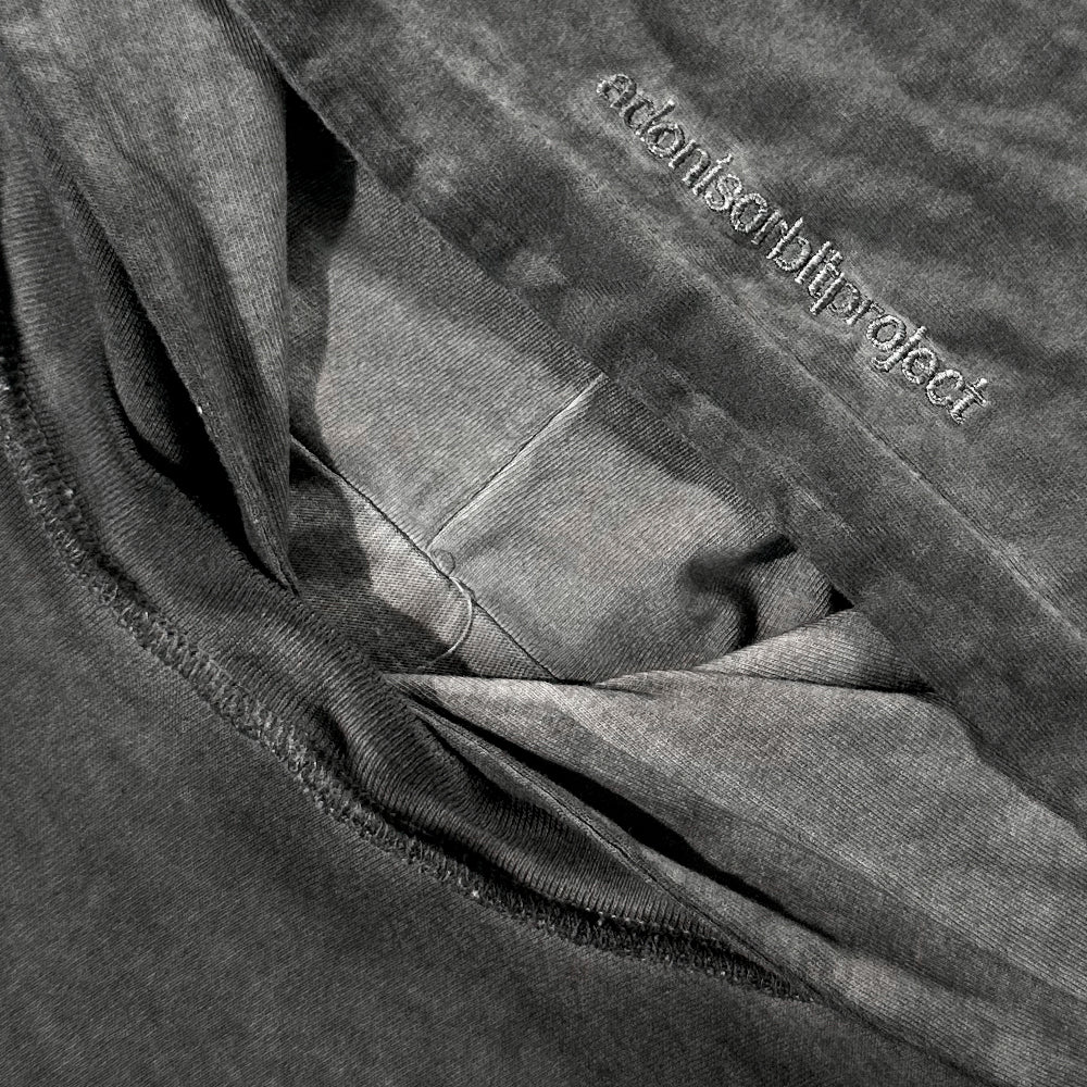 Raw Effect Layered Ls Hoodie