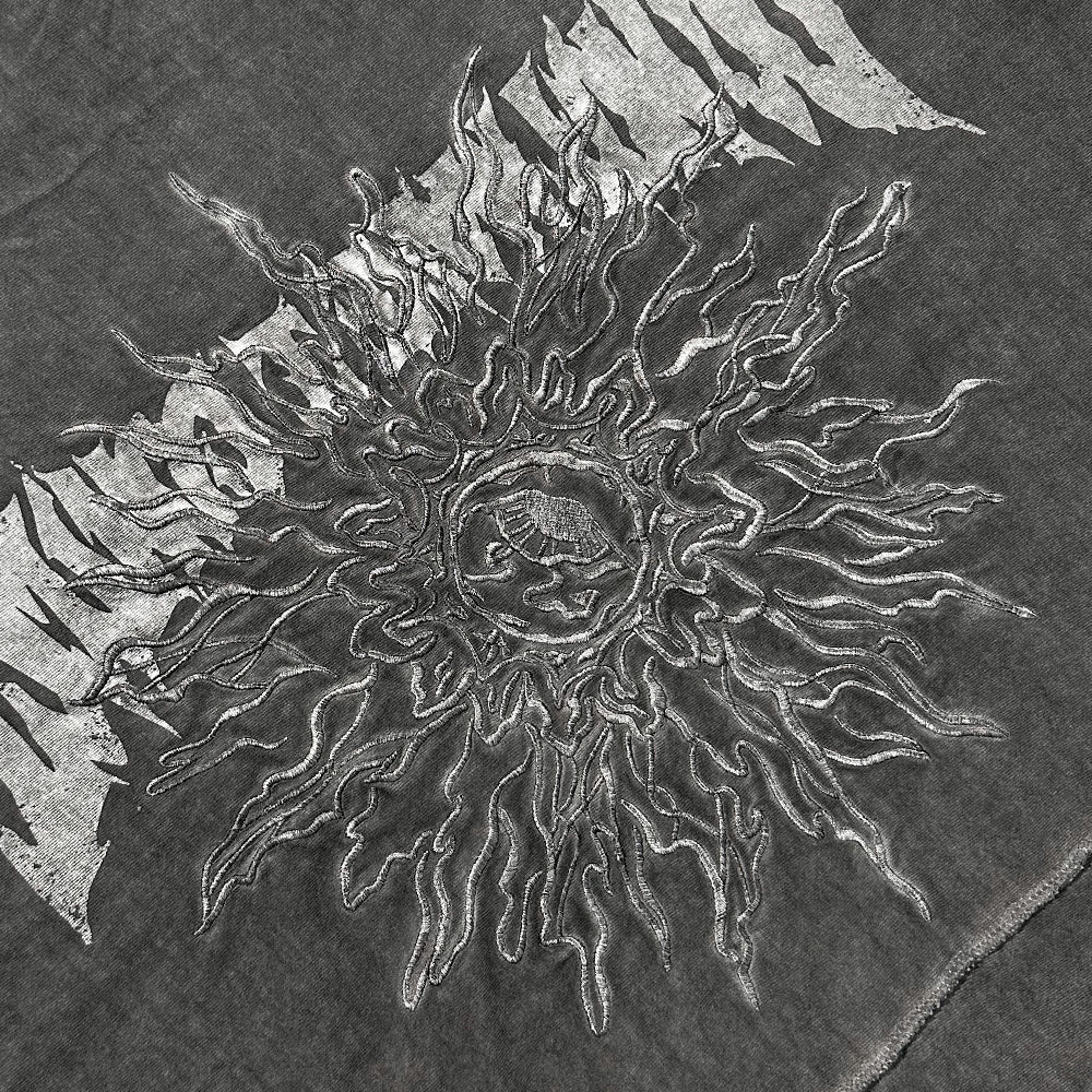 Raw Effect Layered Ls Hoodie