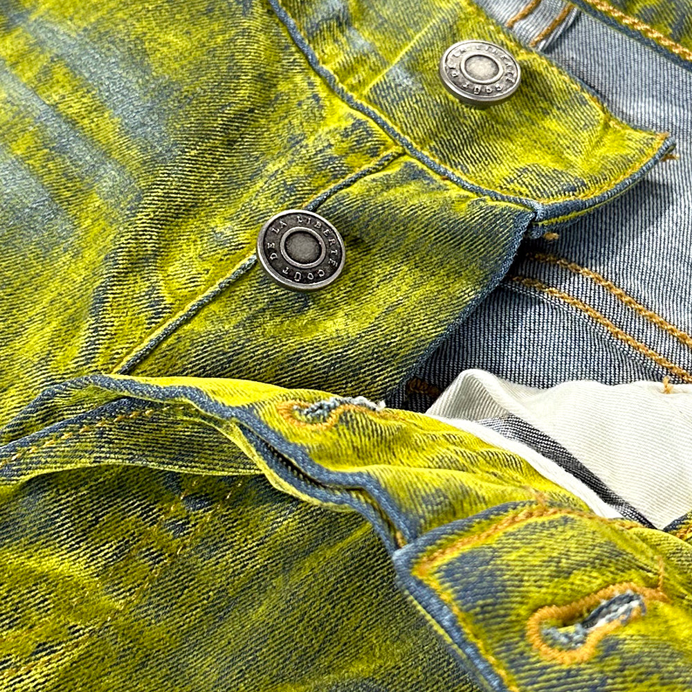 Jimmy Stretch Suede Denim Flare