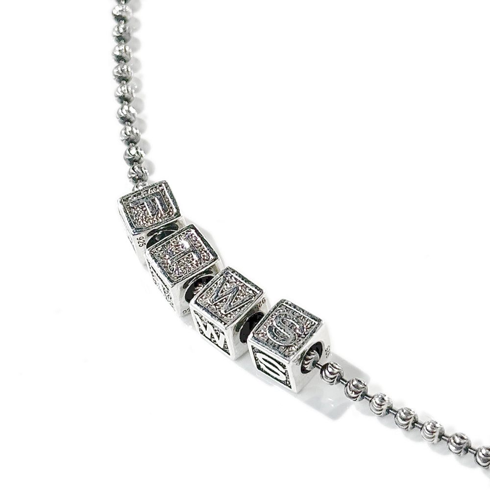 FTWS Block Charm Necklace