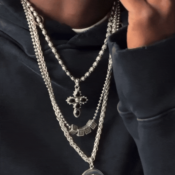 FTWS Block Charm Necklace