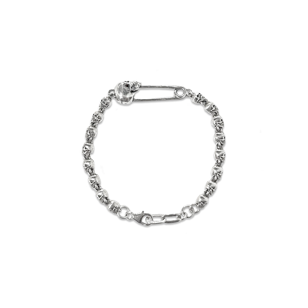Skull Pin Bracelet