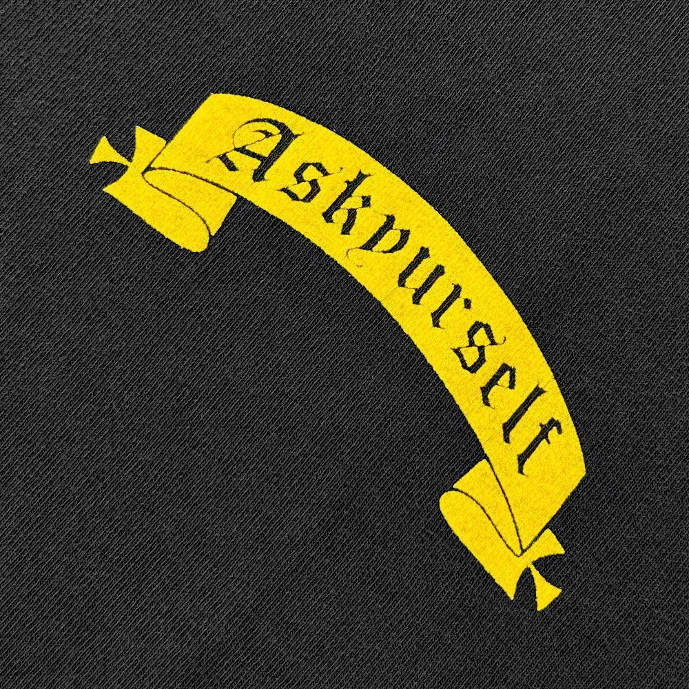 ASKYURSELF Yellow Banned Tee Tシャツ ASKYURSELF (アスクユアセルフ)商品ページ - Yellow Banned Tee