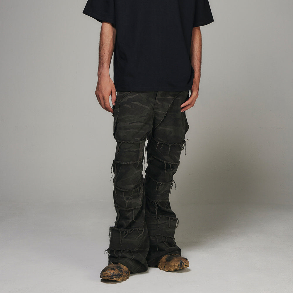 Camo Denim Pants